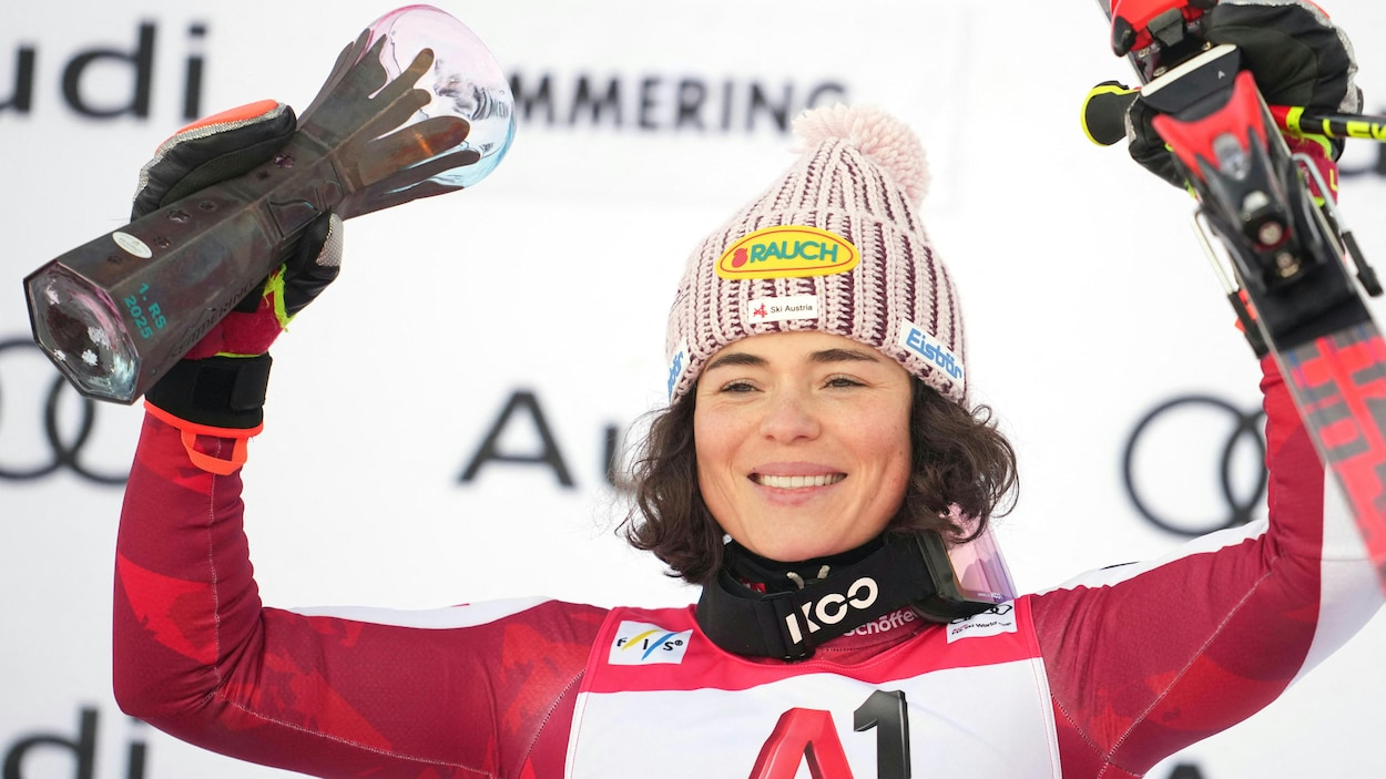 Victoire de Julia Schieb à Semmering, Valérie Grenier au pied du podium