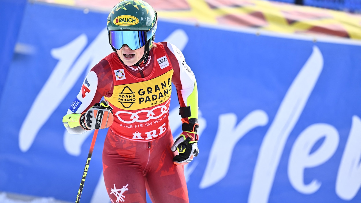 Scheib gagne le slalom géant d’Are et remporte le globe de la spécialité