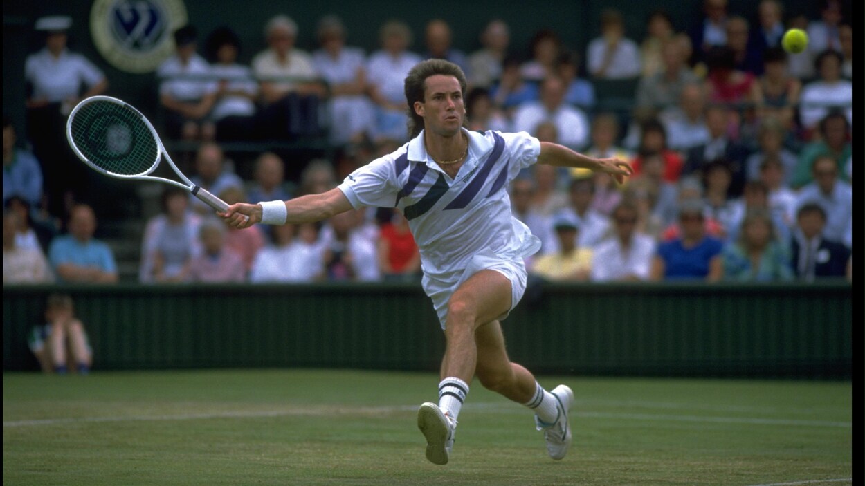 Ken Flach à Wimbledon en 1988 Ken Flach à Wimbledon en 1988