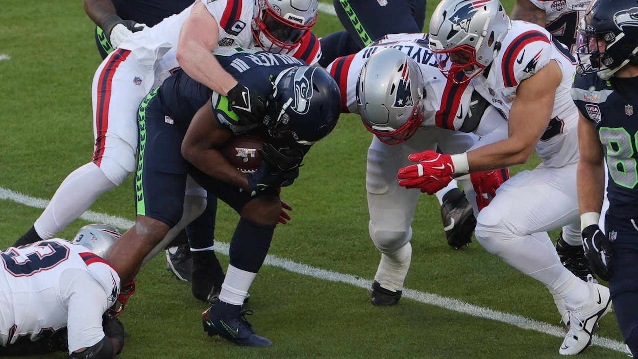 Place au Super Bowl LX entre les Patriots et les Seahawks
