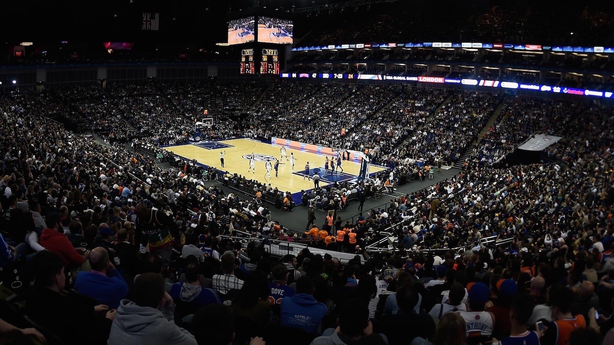Les Knicks de New York à Londres en 2015 Les Knicks de New York à Londres en 2015