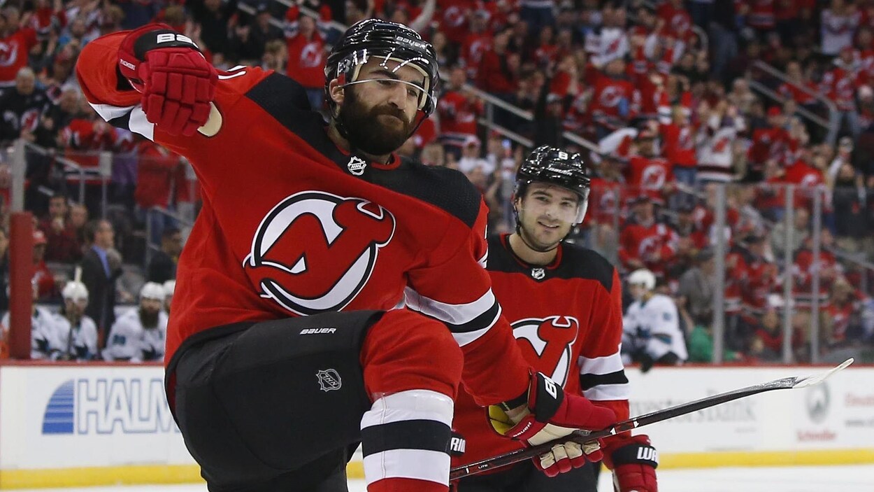 Kyle Palmieri (à gauche) Kyle Palmieri (à gauche)