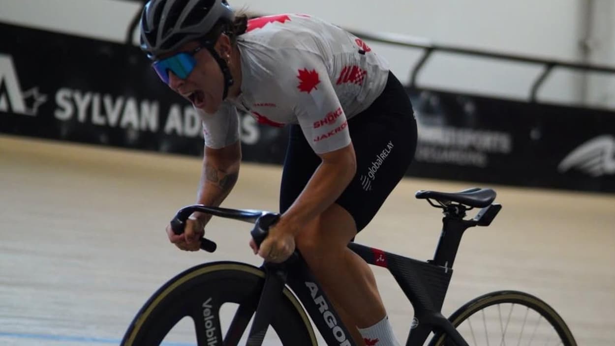 Kelsey Mitchell bat Lauriane Genest aux mondiaux sur piste