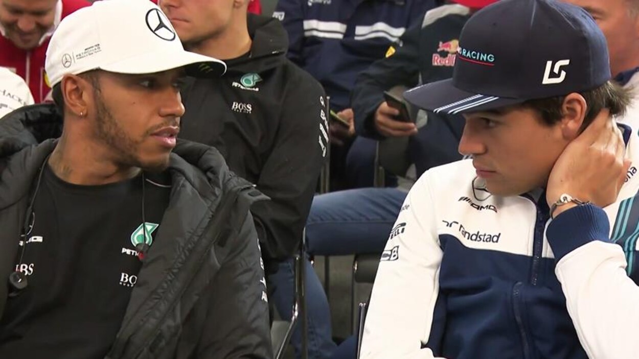 Lewis Hamilton et Lance Stroll Lewis Hamilton et Lance Stroll