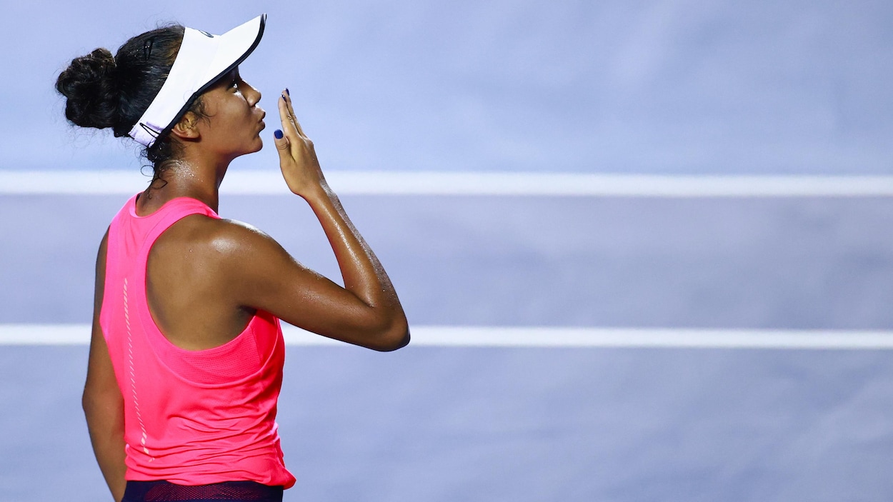 Une joueuse de tennis