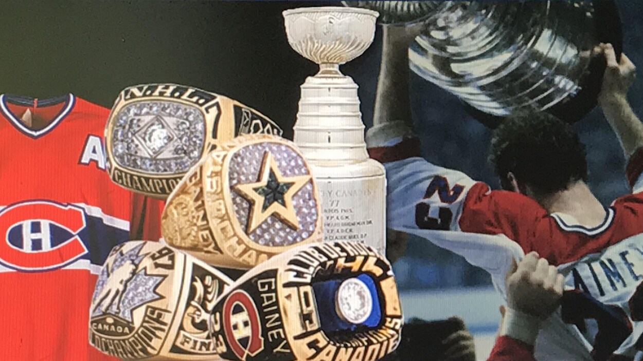 Bagues et trophées de Bob Gainey
