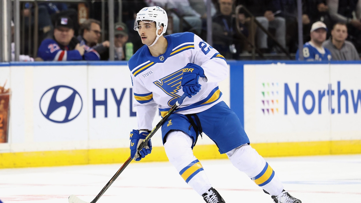 Logan Mailloux accepte une prolongation de contrat d’une saison avec les Blues
