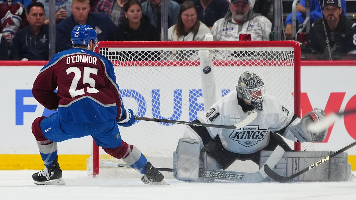 L’Avalanche remporte le premier match face aux Kings
