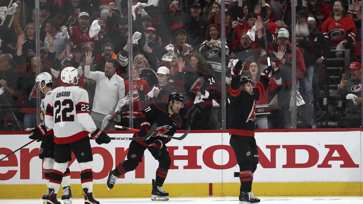 Les Sénateurs d’Ottawa s’inclinent en double prolongation face aux Hurricanes
