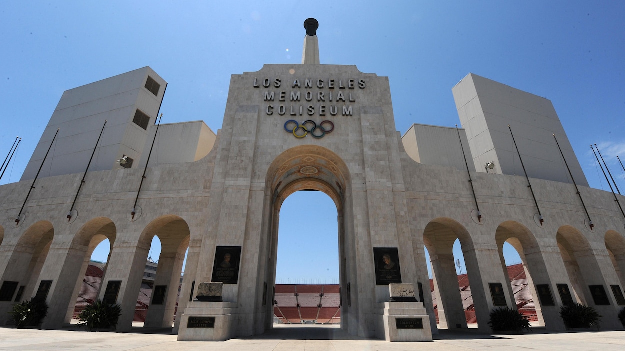Le Los Angeles Coliseum, site des Jeux olympiques de 1932 et 1984 Le Los Angeles Coliseum, site des Jeux olympiques de 1932 et 1984