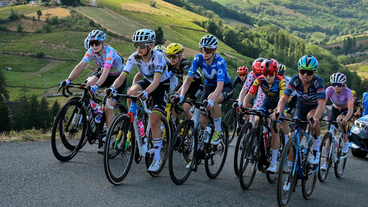 Magdeleine Vallières-Mill anime la 5e étape du Tour de France, les favorites s’expliquent