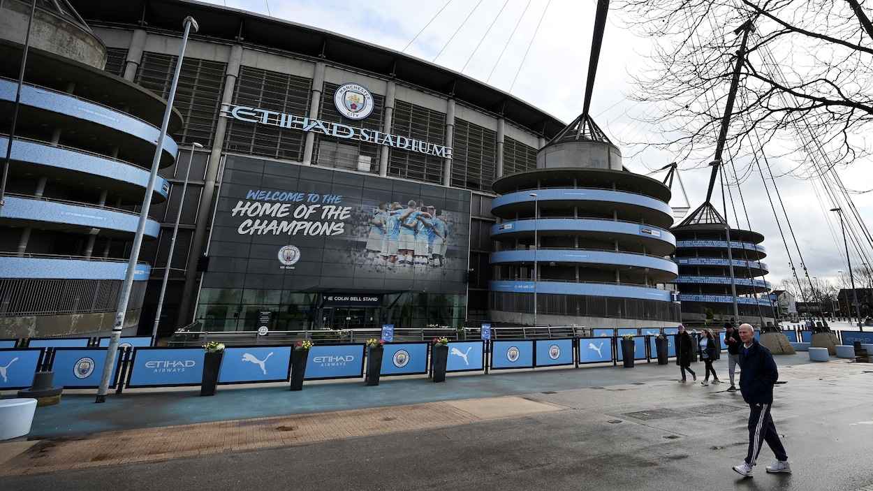 Le stade de Manchester City, le Etihad Stadium