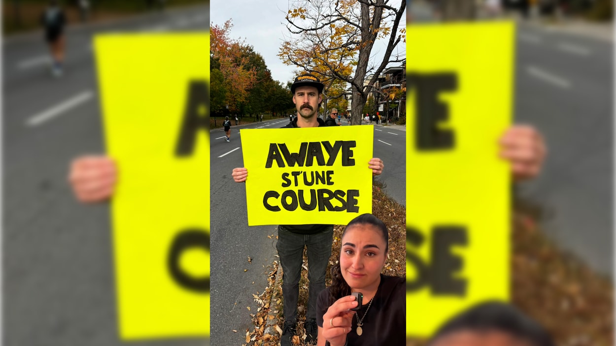 Les 10 meilleures pancartes du Marathon de Montréal