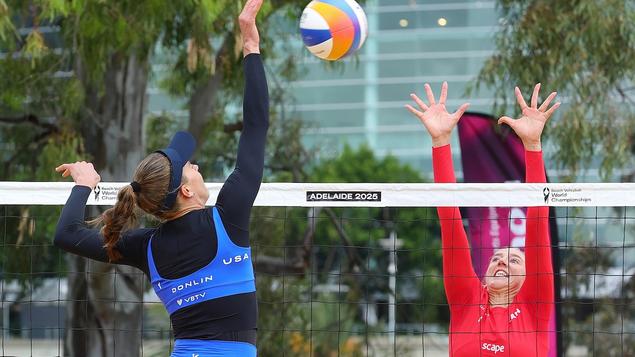 Le duo Bélanger-Monkhouse perd son 3e match aux mondiaux de volleyball de plage