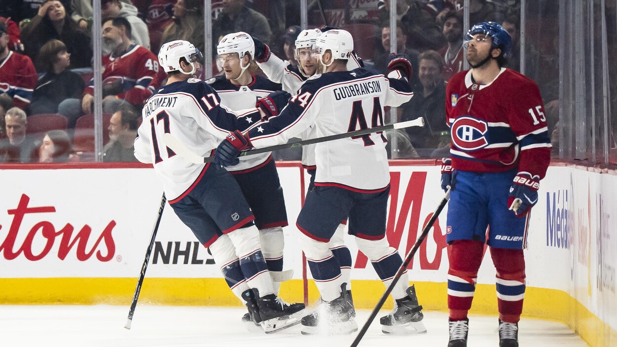 Le Canadien s’incline devant les Blue Jackets