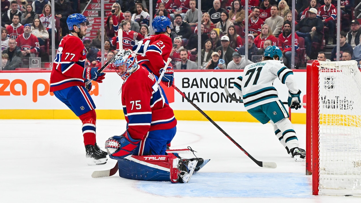 Celebrini marque en prolongation et les Sharks l’emportent sur le Canadien