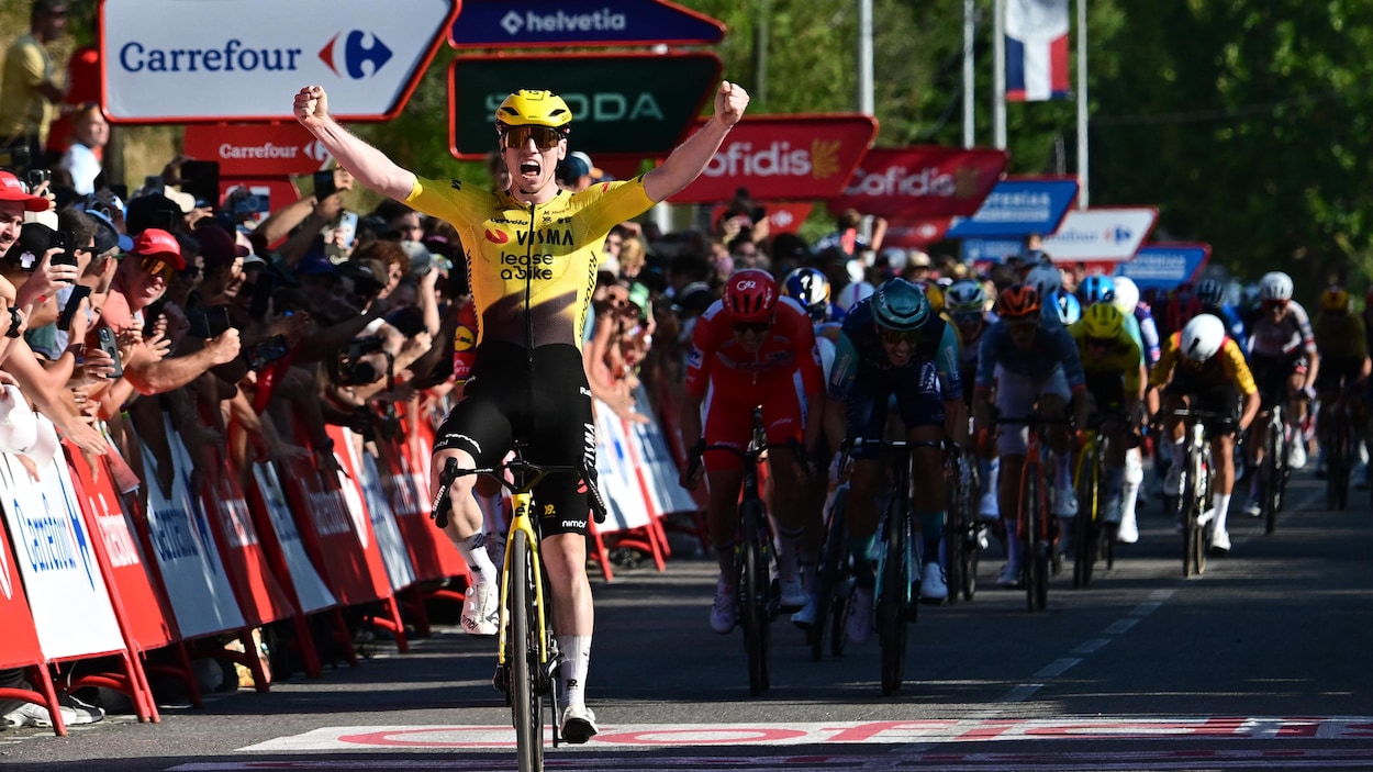 Matthew Brennan remporte la 2e étape de la Vuelta, Pogacar reste en rouge