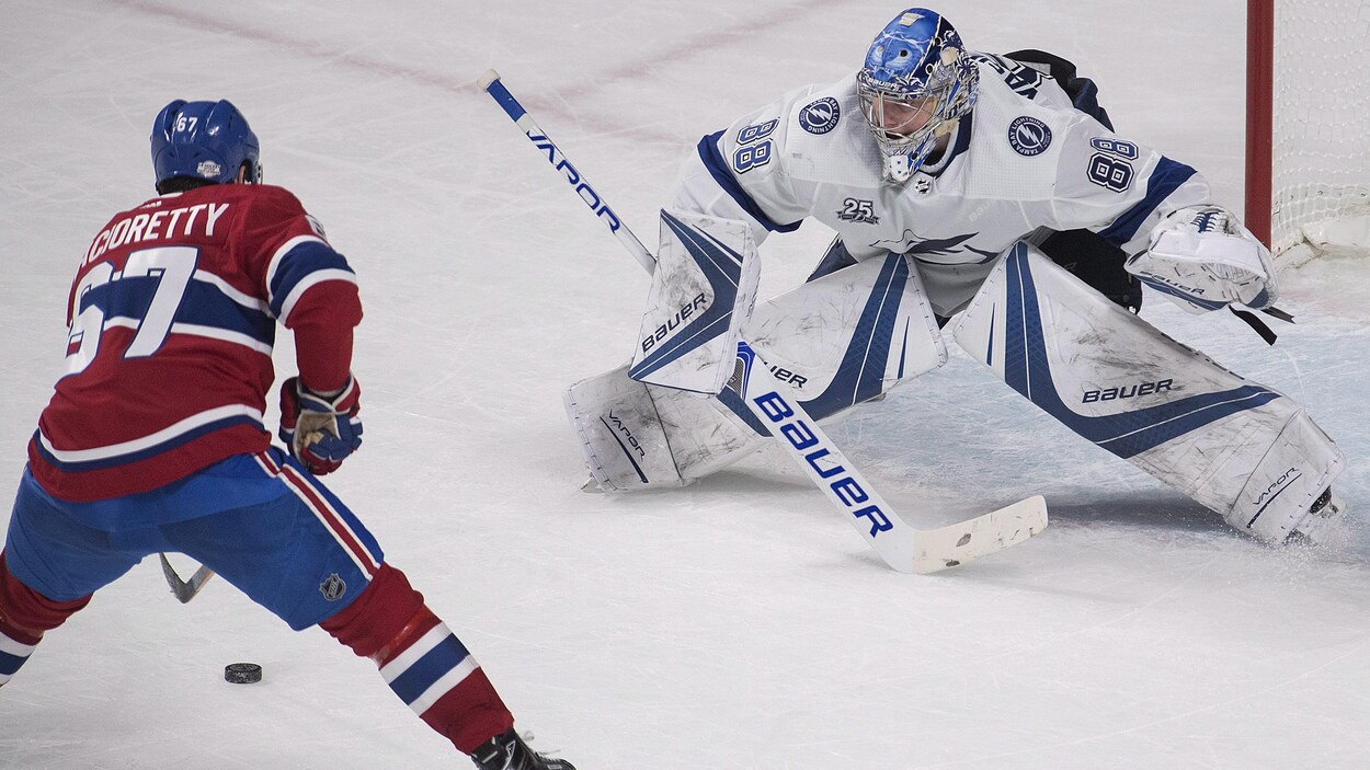Max Pacioretty (no 67) et Andrei Vasilevskiy (no 88) Max Pacioretty (no 67) et Andrei Vasilevskiy (no 88)