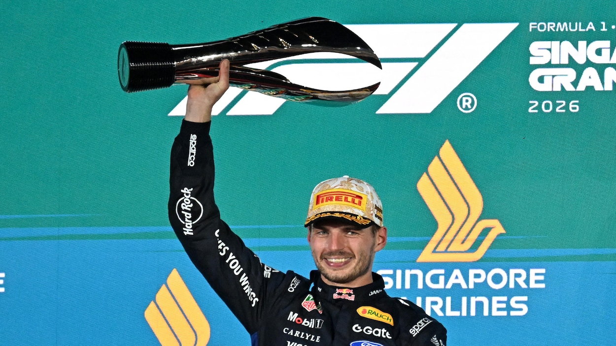 Max Verstappen remporte le GP de Singapour