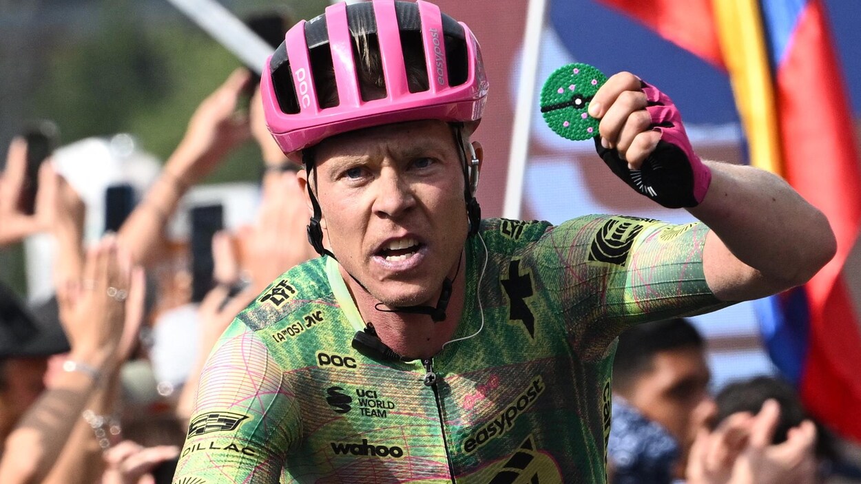 Le Danois Michael Valgren remporte la 17e étape du Tour d’Italie
