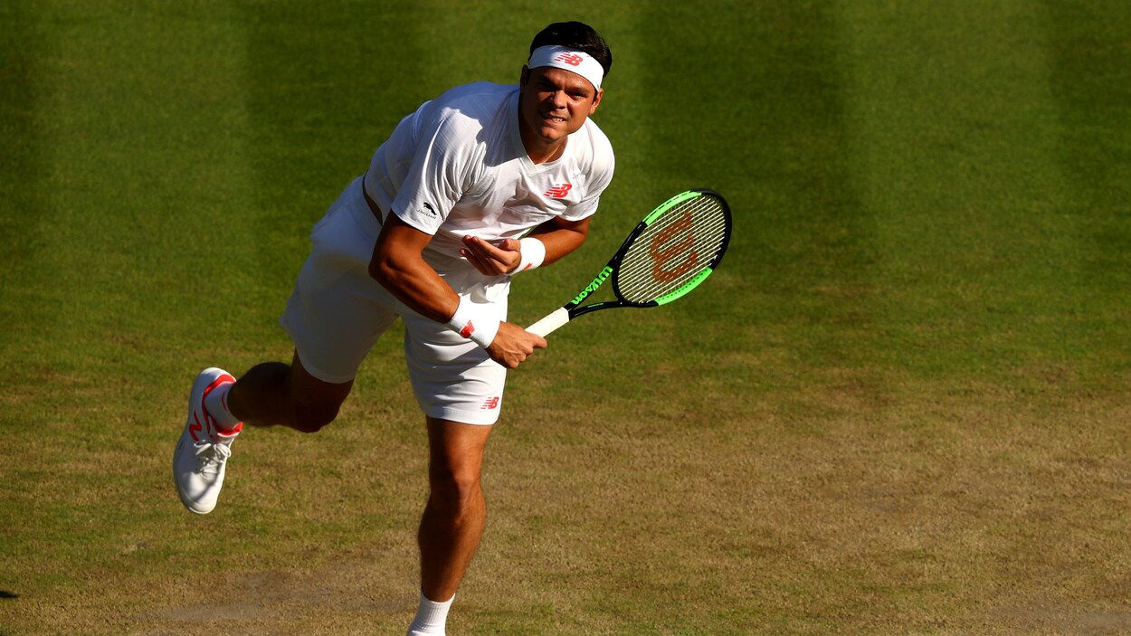 Milos Raonic affronte John Isner en quarts de finale à Wimbledon. Milos Raonic affronte John Isner en quarts de finale à Wimbledon.