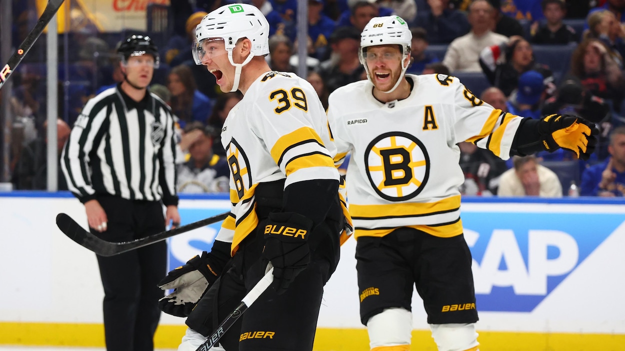 Les Bruins surprennent les Sabres dans le deuxième match à Buffalo