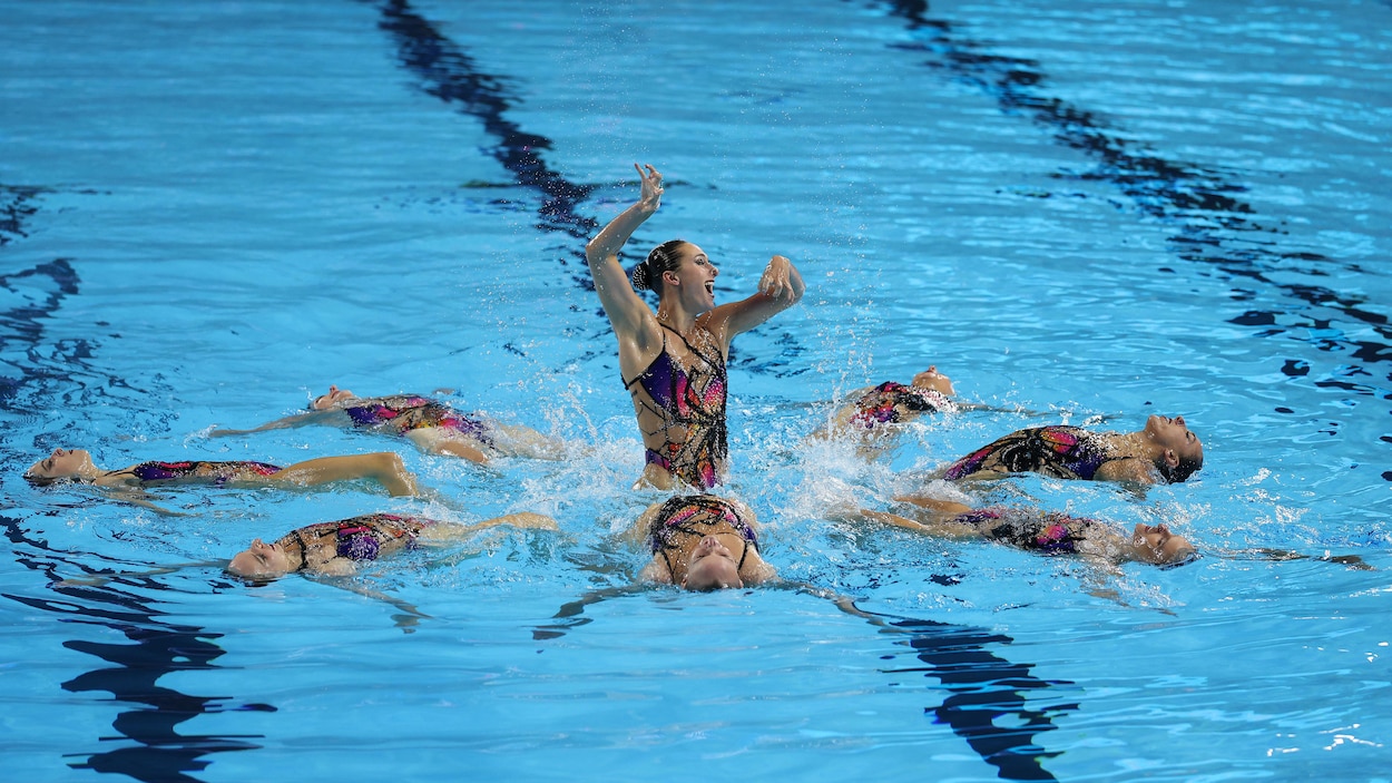 Natation artistique : les Canadiennes 4es au programme acrobatique