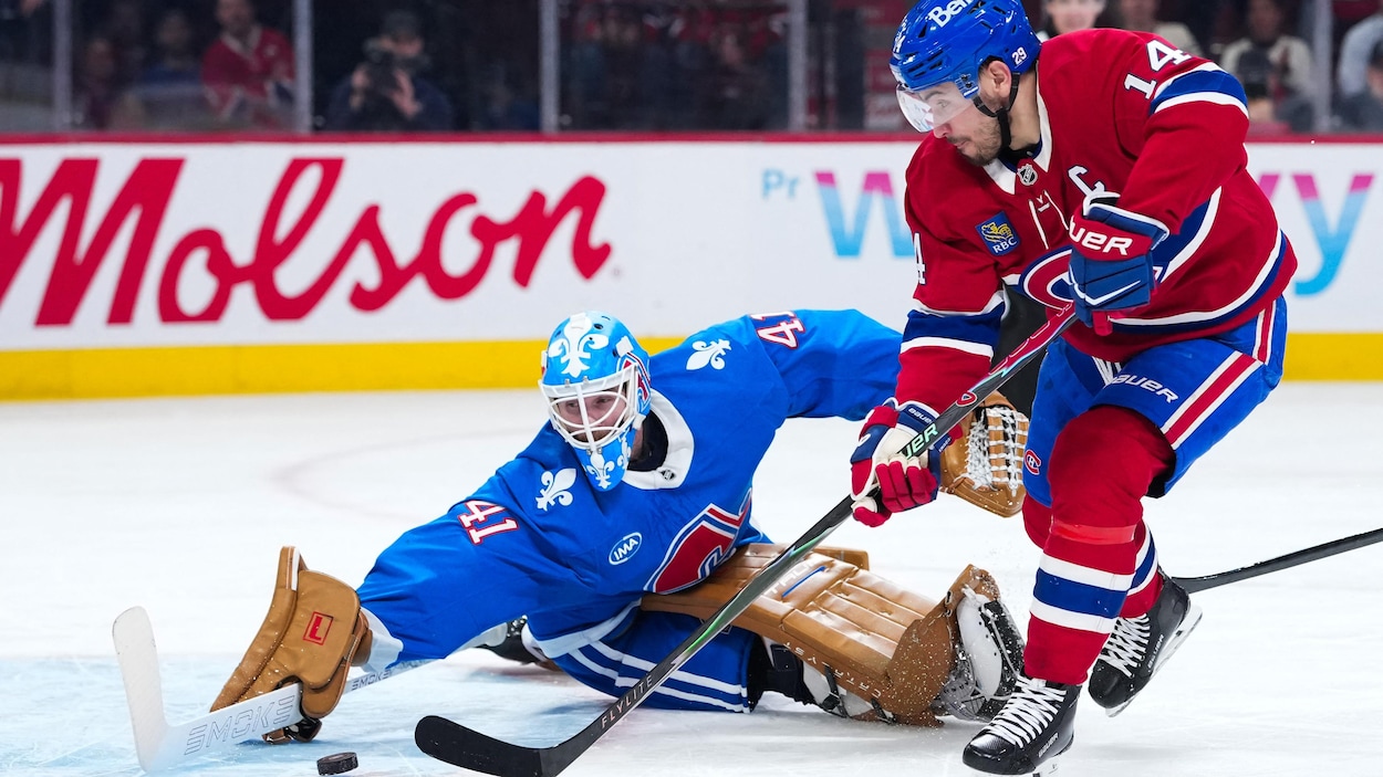 Nick Suzuki récolte trois points dans la victoire du Canadien face à l’Avalanche