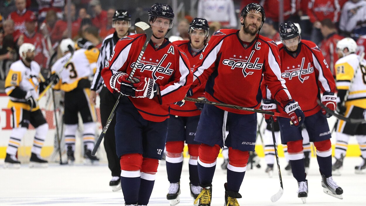 Niklas Backstrom et Alex Ovechkin Niklas Backstrom et Alex Ovechkin