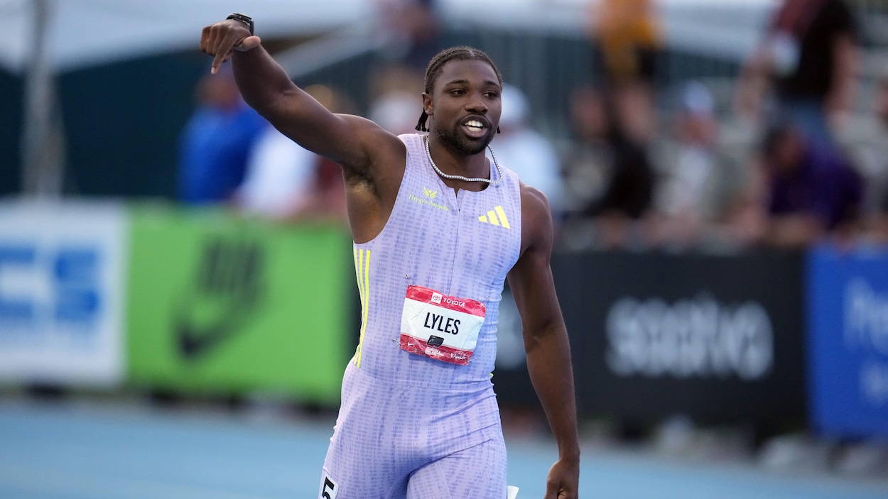 Noah Lyles signe le temps le plus rapide de l’année sur 100 m