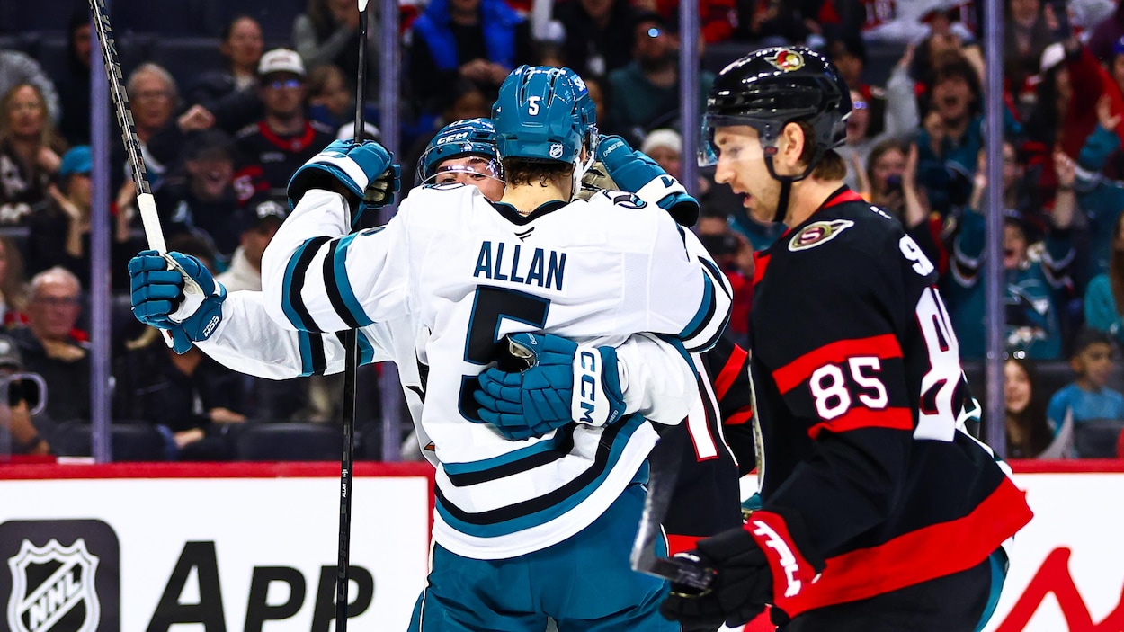 Les Sharks en pleine maîtrise à Ottawa