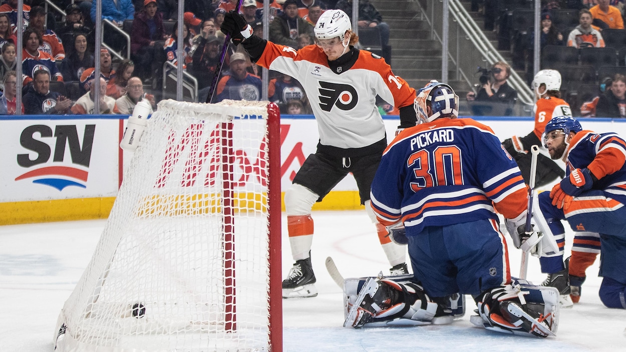 Les Oilers s’inclinent face aux Flyers
