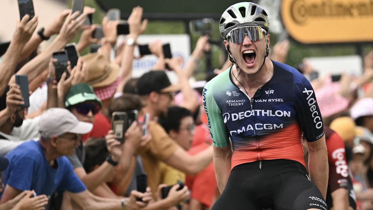 Le Néerlandais Olav Kooij remporte la 5e étape du Tour de France au sprint