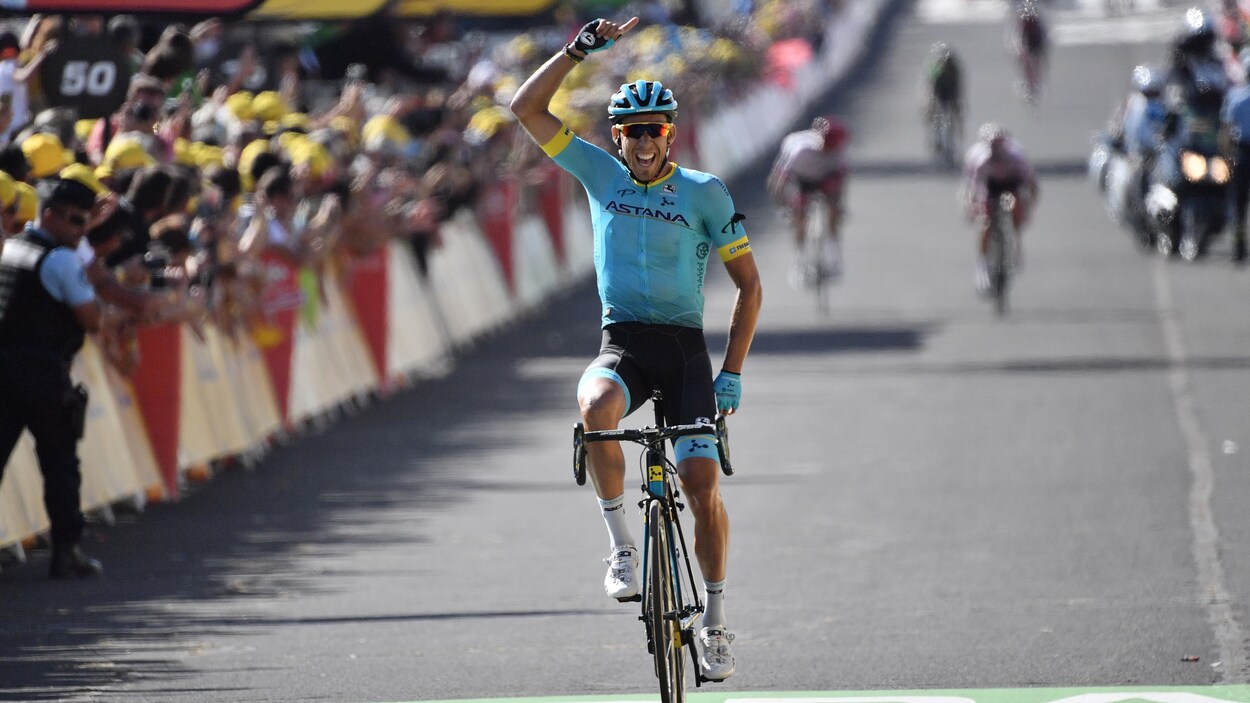 L'Espagnol Omar Fraile remporte en solitaire la 14e étape du Tour de France, entre Saint-Paul-Trois-Chateaux et Mende. L'Espagnol Omar Fraile remporte en solitaire la 14e étape du Tour de France, entre Saint-Paul-Trois-Chateaux et Mende.