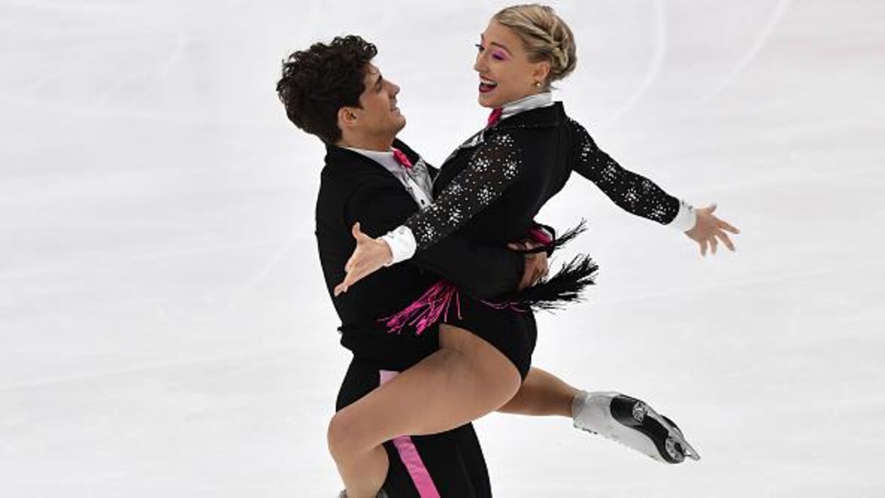 Ils font un porté au Grand Prix ISU de Moscou.