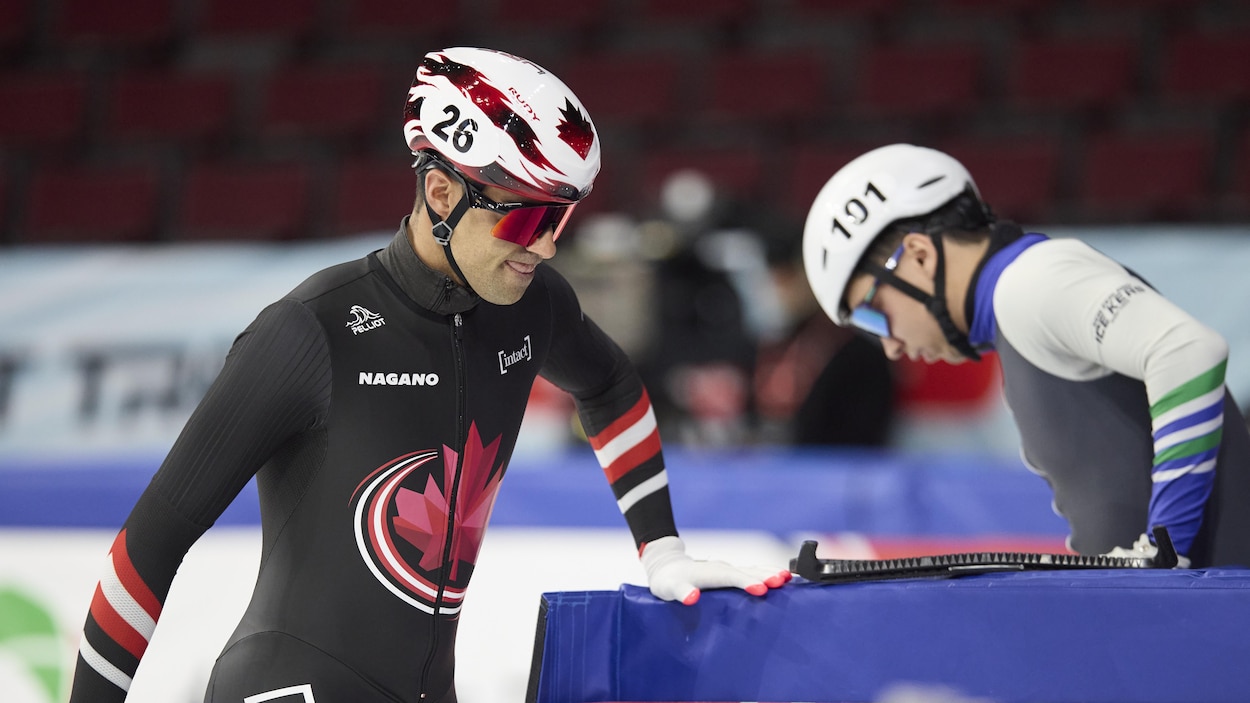 Maxime Laoun en argent au 500 m à Vancouver
