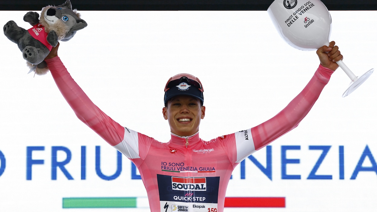 Paul Magnier, premier maillot rose du Tour d’Italie