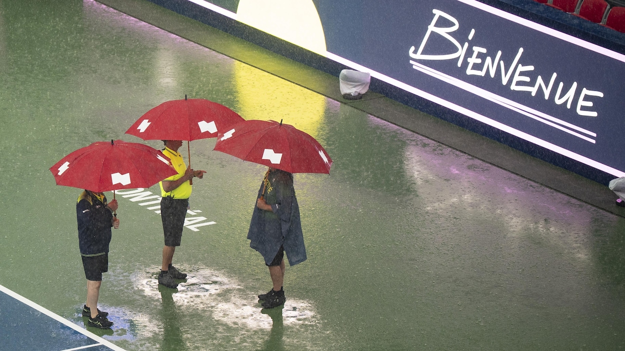 La pluie s’invite encore à l’Omnium Banque Nationale