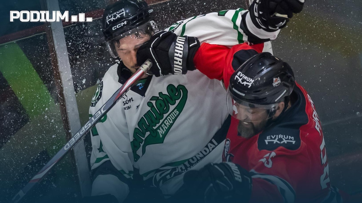 Des bagarres et aussi du hockey