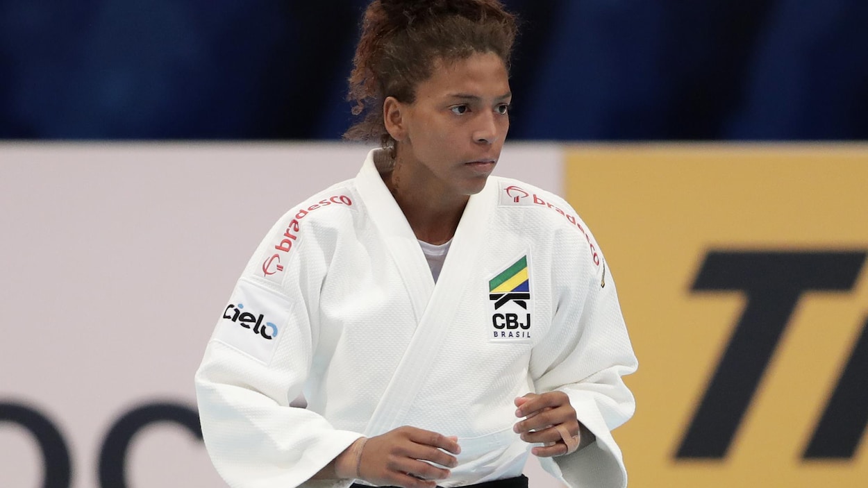 Rafaela Silva à Tokyo lors des Championnats du monde de 2019