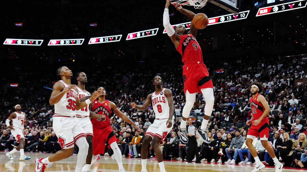 Un excellent départ pour les Raptors, victorieux face aux Bulls