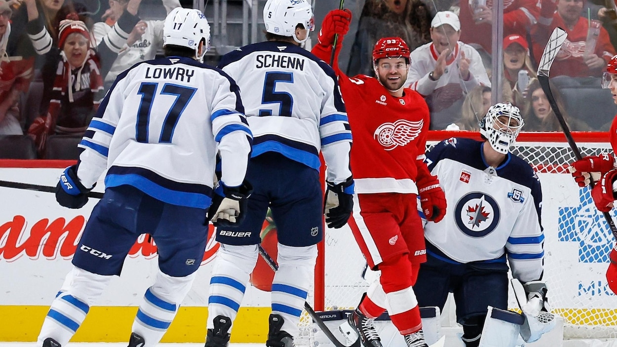 Les Red Wings s’imposent face aux Jets
