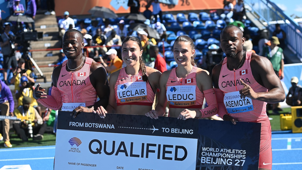 Canada wins silver twice at relay world championships