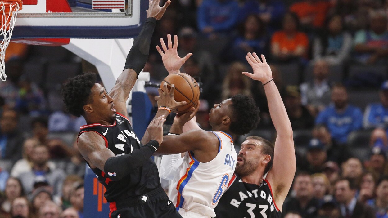 Rondae Hollis-Jefferson, Hamidou Diallo et Marc Gasol