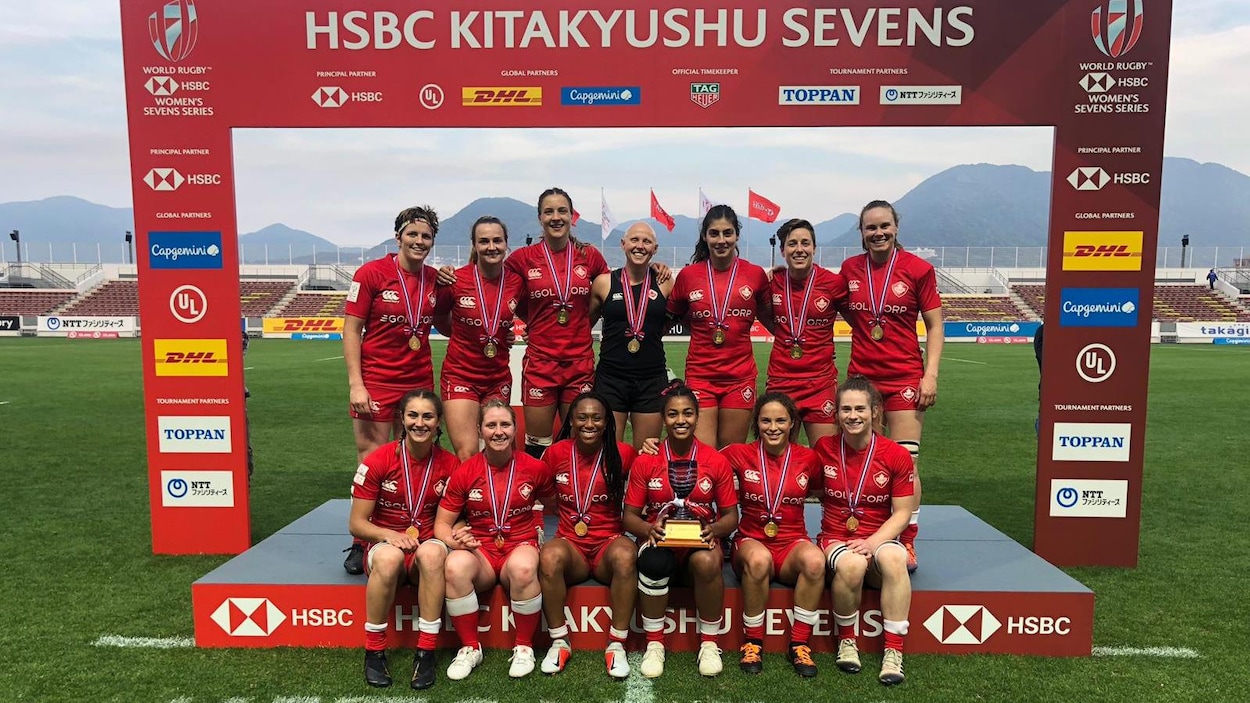 Les Canadiennes remportent une étape des Séries mondiales de rugby à 7 pour la première fois depuis l'arrêt à Sydney en 2017.