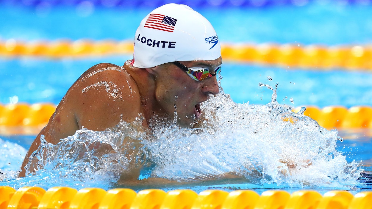 Ryan Lochte au 200 m quatre nages des Jeux de Rio