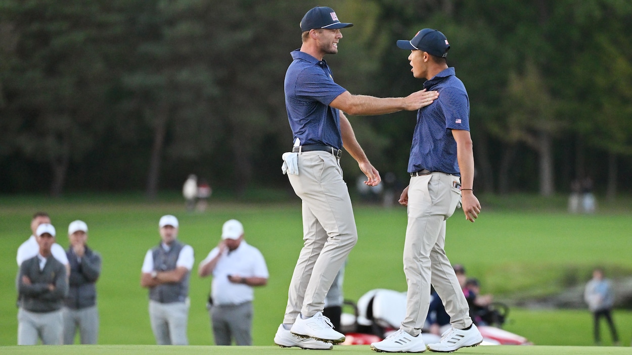 Les Américains confortablement aux commandes à la Coupe des présidents