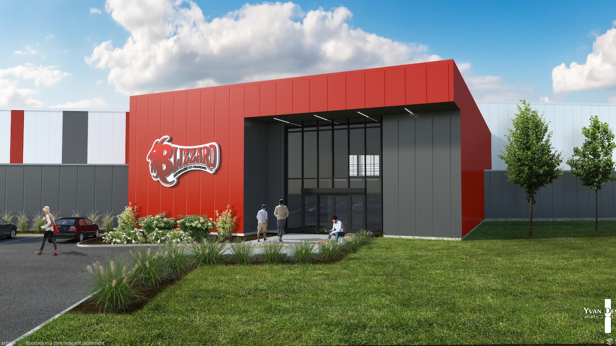 Modélisation de l'entrée du nouveau complexe