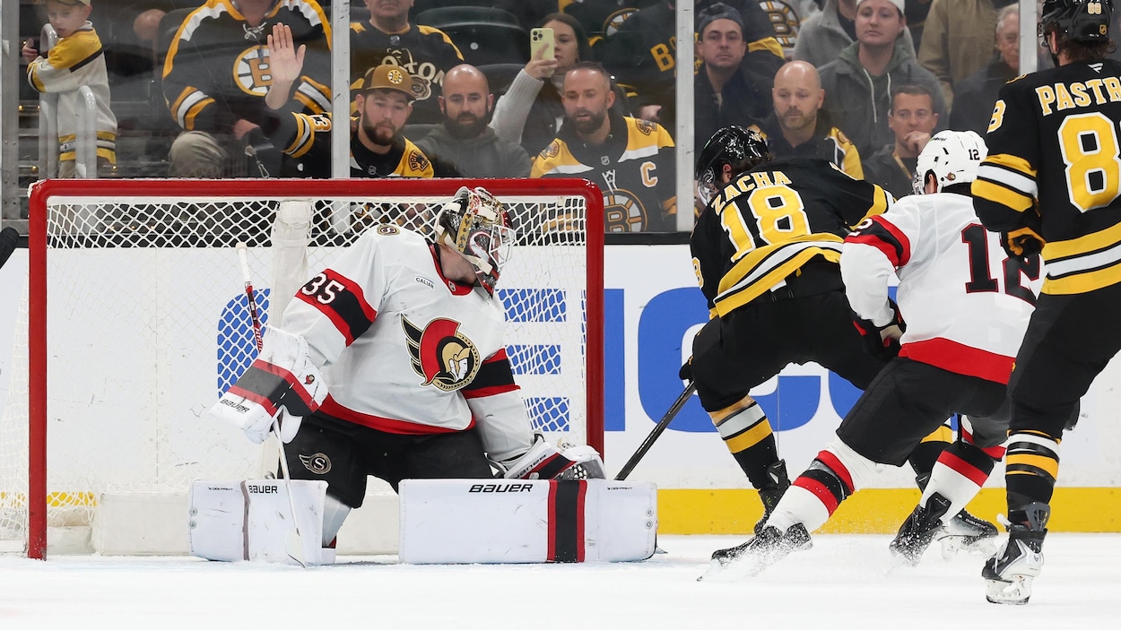 Les Bruins défont les Sénateurs avec six secondes à écouler en prolongation