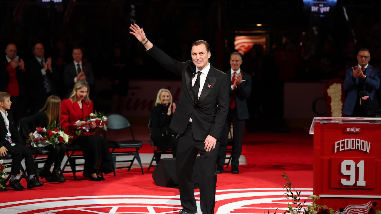 Les Red Wings retirent le numéro 91 du Russe Sergei Fedorov